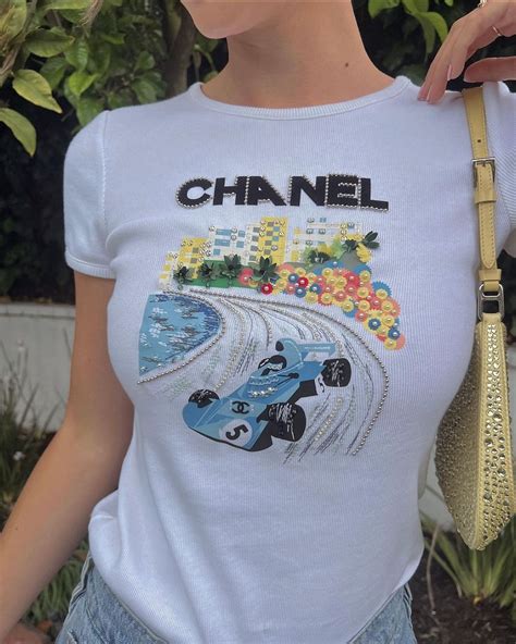 chanel f1 tee dupe|chanel's formula 1 shirts.